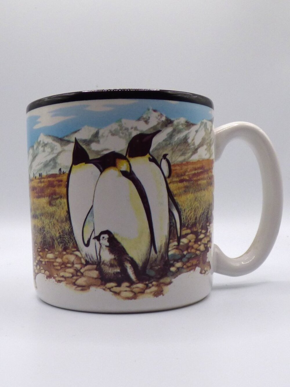 1991 Emperor Penguin Mug, Potpourri Press